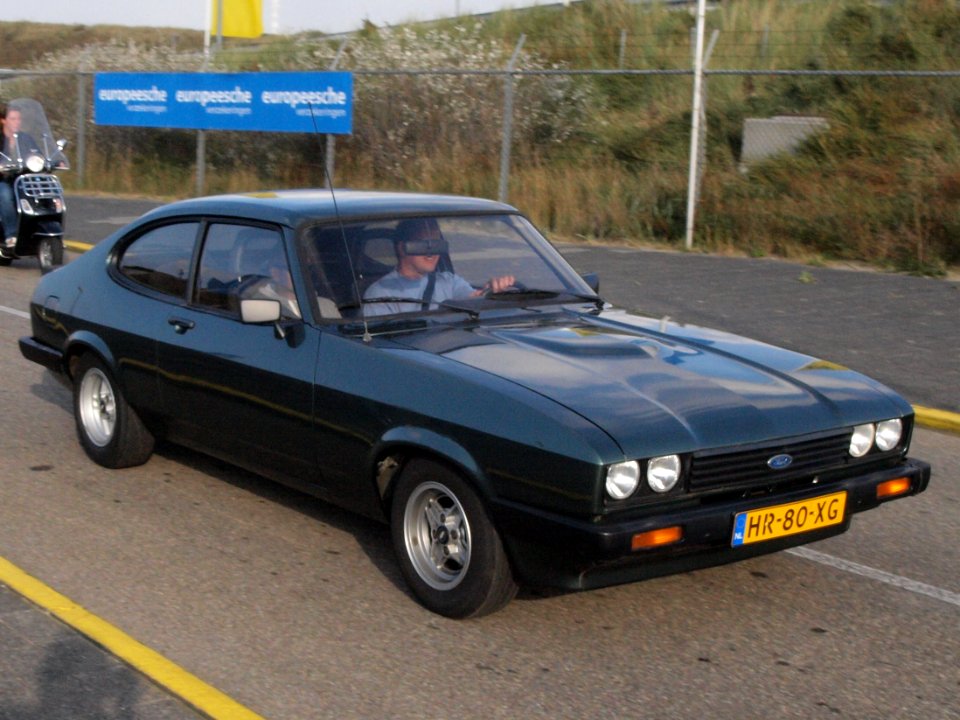 Ford CAPRI 1.6S dutch licence registration hr-80-xg