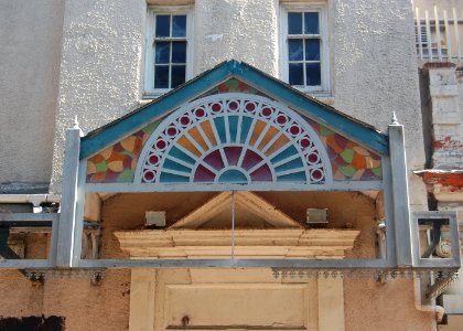 Former Brighton Hippodrome, Middle Street, Brighton (September 2019) (Glazed Awning over Entrance) (2)