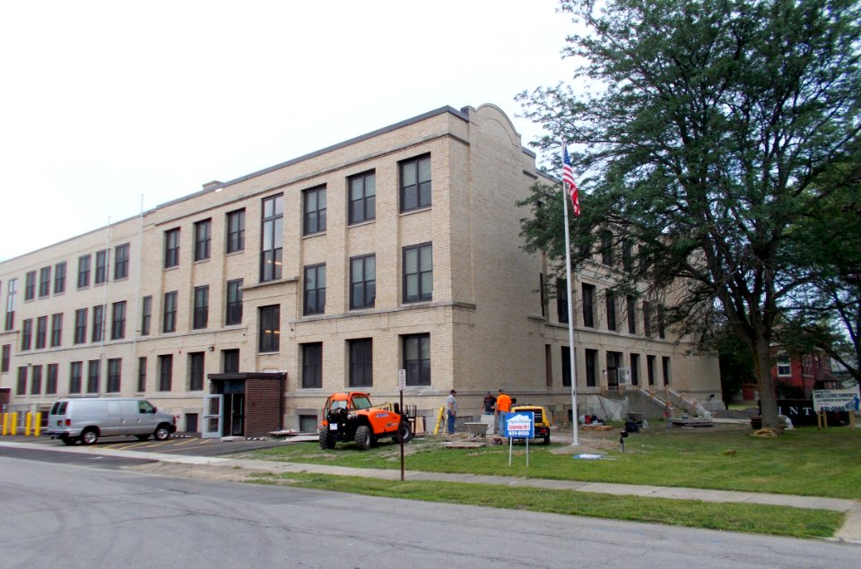 Former Depew High School, Depew, New York, July 2017 photo