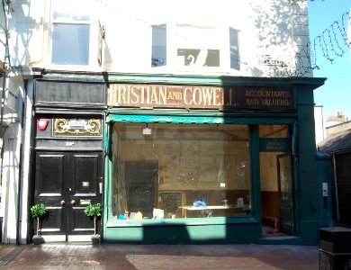 Former Bookshop, 36 Duke Street, The Lanes, Brighton (September 2018)