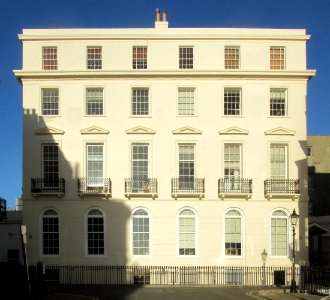 Former Curzon Hotel, 8–9 Cavendish Place, Brighton (NHLE Code 1380242) (January 2017)
