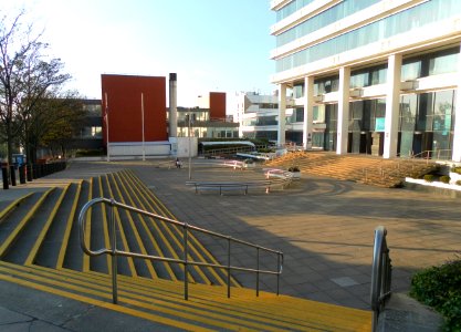 Forecourt of Amex House, Edward Street, Brighton (October 2011)
