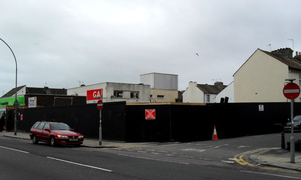 Former Community Garden, Lewes Road, Brighton (January 2011)