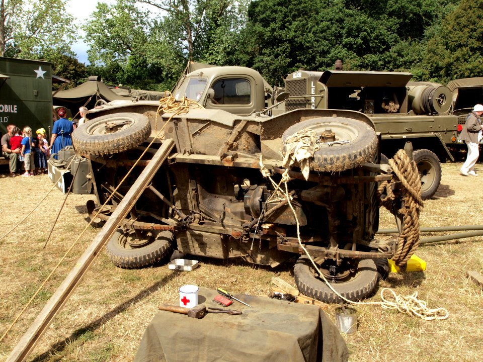 Ford or Willys under repair
