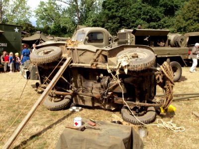 Ford or Willys under repair