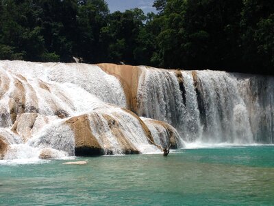 Exotic waterfalls blue cascadas