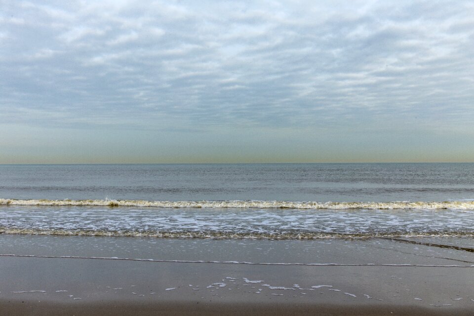 Morning sun clouds coast