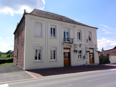 Fontaine-aux-Bois (Nord, Fr) mairie-école