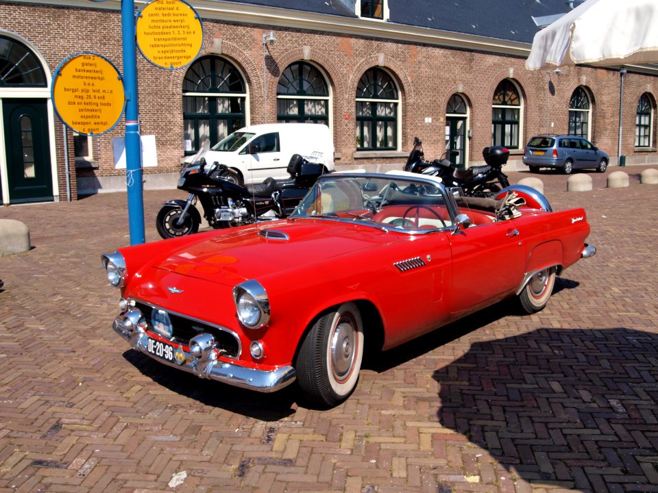 Ford Thunderbird (1956), Dutch licence registration DE-20-96 pic2
