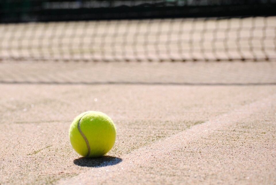 Tennis court tennis ball sport