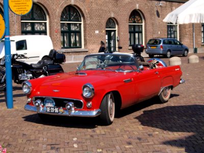 Ford Thunderbird (1956), Dutch licence registration DE-20-96 pic1