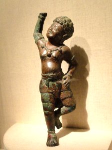 Foreign dancer, Tang dynasty, 7th-8th century, bronze - Arthur M. Sackler Gallery - DSC05946