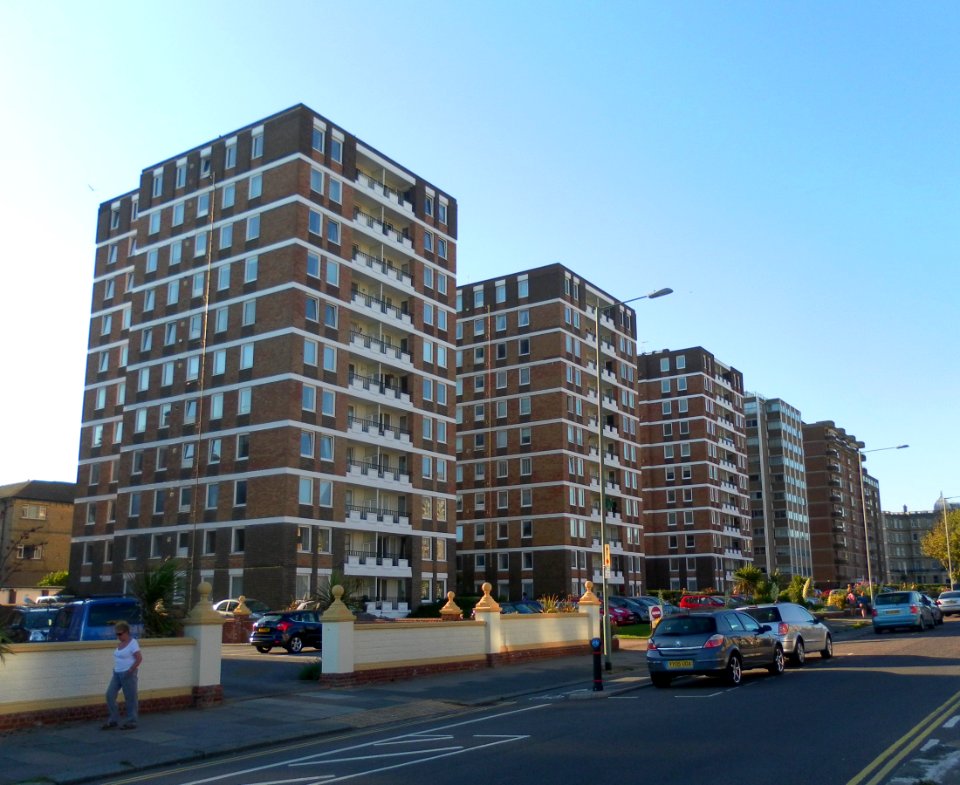 Flats at Grand Avenue, Hove (July 2012)