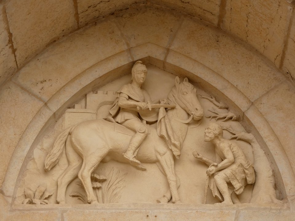 Fleurieu-sur-Saône - Église Saint-Martin - Tympan