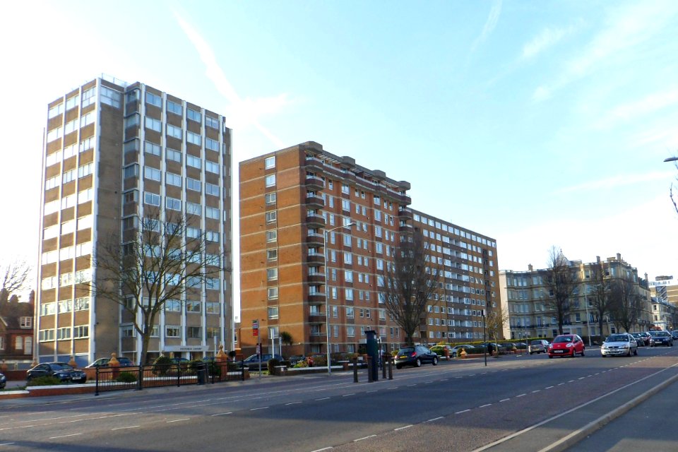 Flats at Grand Avenue, Hove (April 2013)