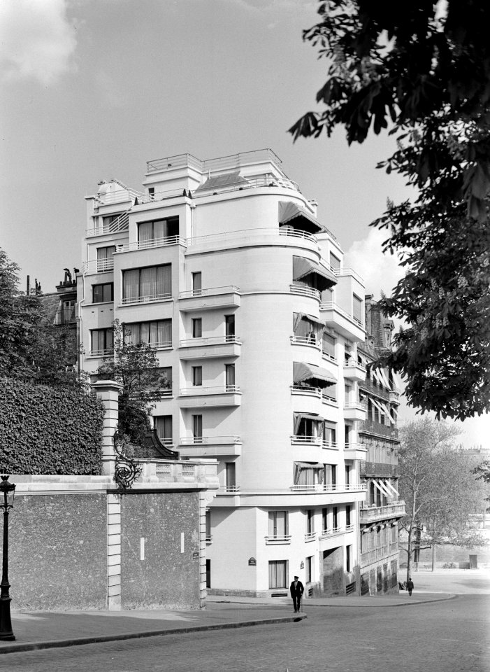 Flatgebouw in Art Decostijl, Bestanddeelnr 191-0250