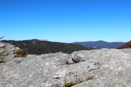 Flattop and Beech Mountains from Grandfather Mountain, Oct 2016