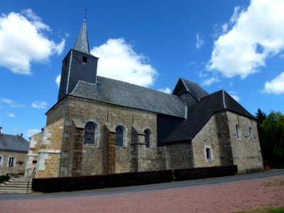 Flaignes (Ardennes) église Saint-Laurent, extérieur 02