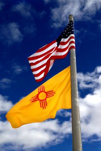 Flags-Flying USA-NewMexico 2014
