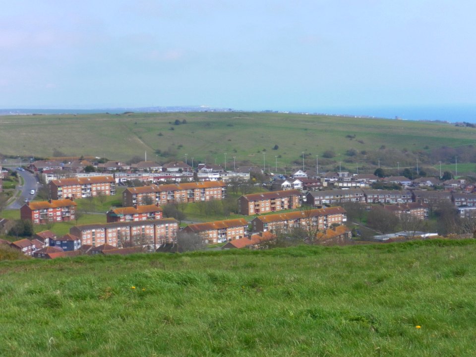 Flats in Findon Road, Ticehurst Road and Nuthurst Place, Whitehawk, Brighton (April 2013)