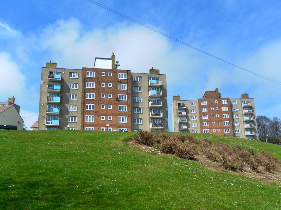 Flats at Chadborn Close, Bristol Estate, Brighton (April 2013) (2)