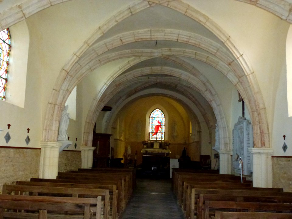 Flaignes (Ardennes) église Saint-Laurent, intérieur