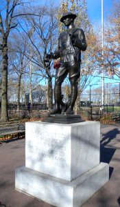 Flanders doughboy Clinton Pk sunny jeh