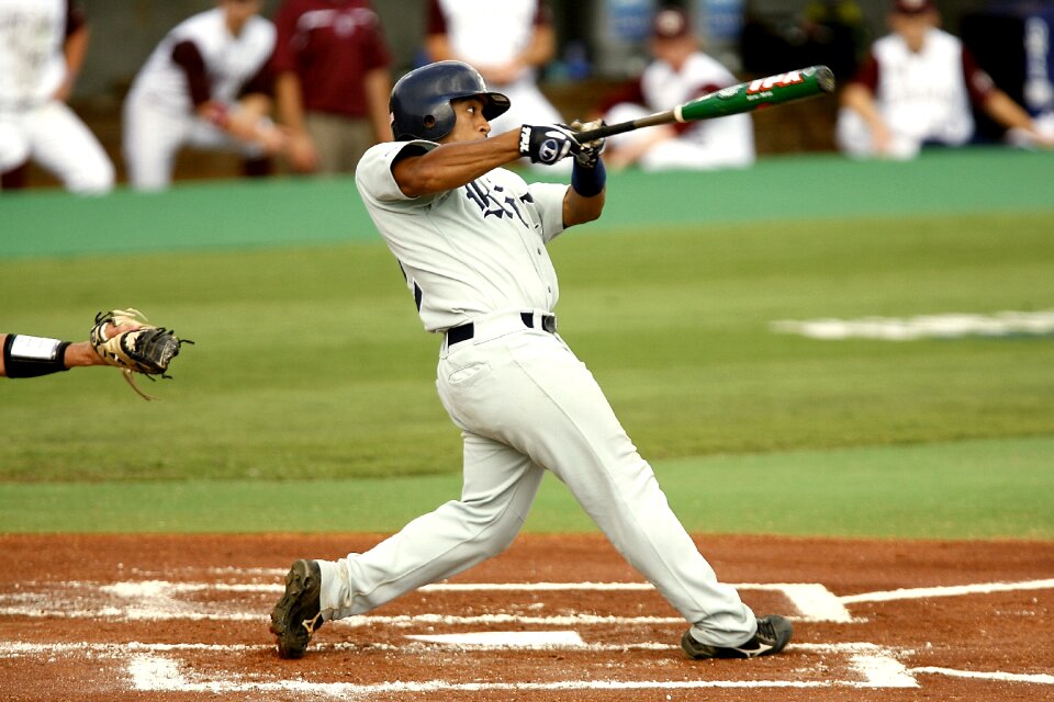 Strike swing home plate