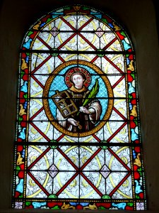 Flaignes (Ardennes) église, vitrail 01