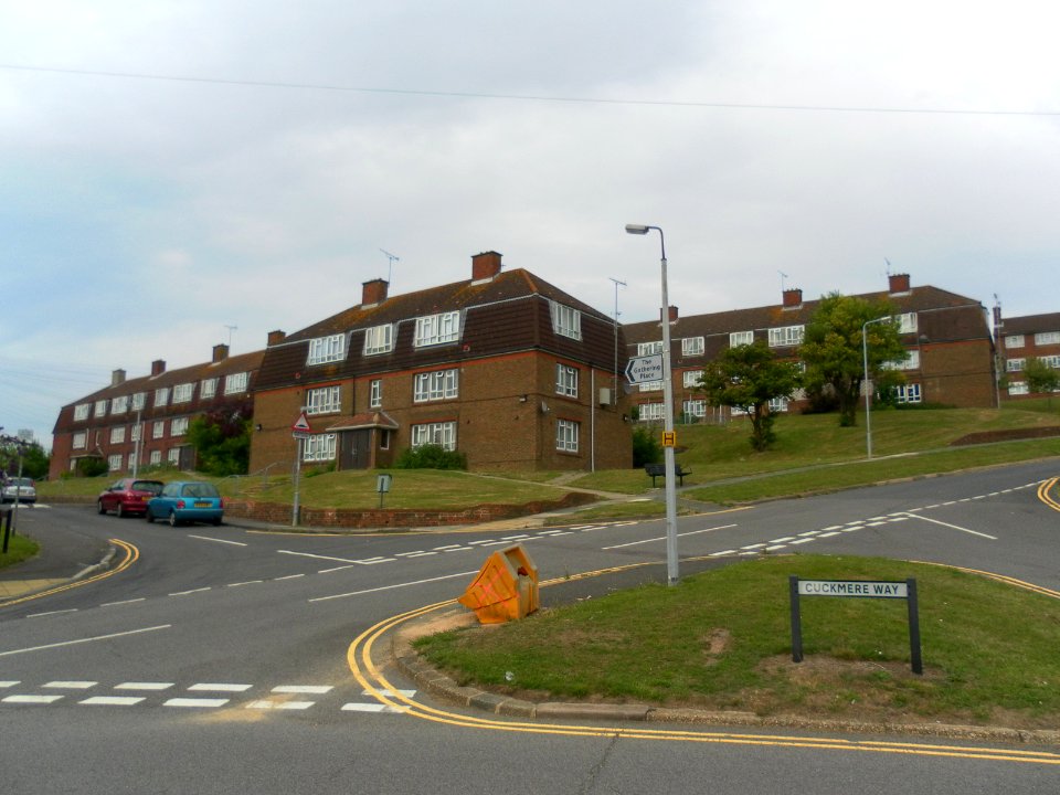 Flats at Orchid View, Hollingbury (August 2013)