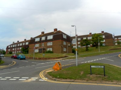 Flats at Orchid View, Hollingbury (August 2013)
