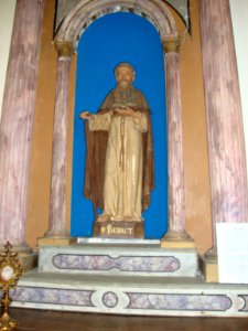 Flagy (Saône-et-Loire, Fr) Statue st. Thibault