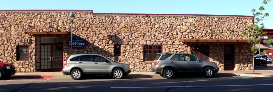 Flagstaff Ice House NW corner 1
