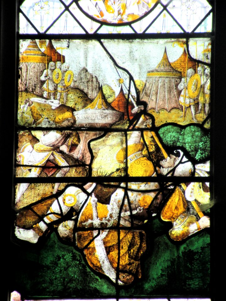 Flemish glass c.1500, St James Bramley 04