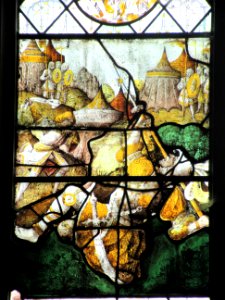 Flemish glass c.1500, St James Bramley 04
