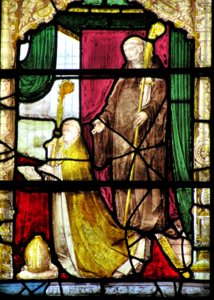 Flemish glass c.1500, St James Bramley 05