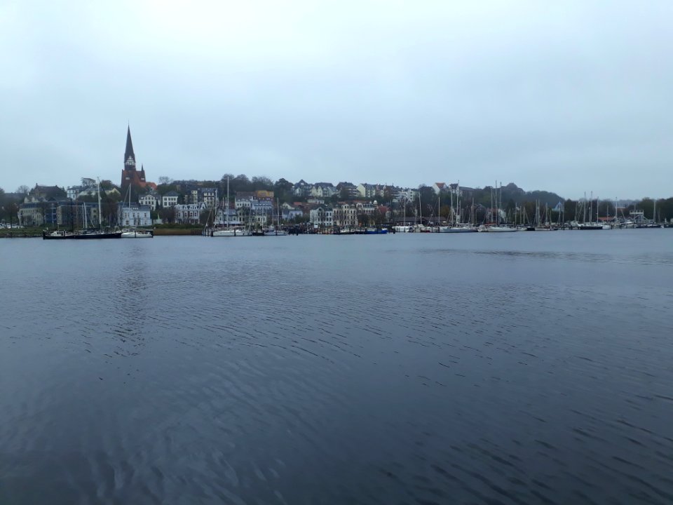 Flensburg mit Hafen