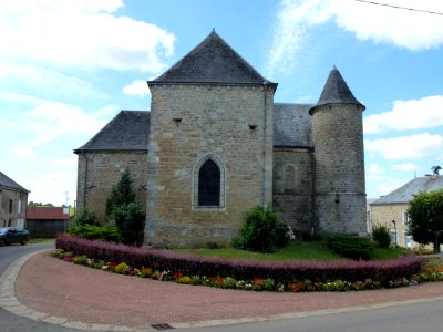 Flaignes (Ardennes) église Saint-Laurent, extérieur 03