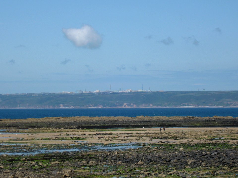 Flamanville-Diélette (Manche, Fr) vue sur la centrale nucléaire