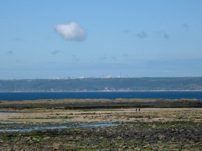 Flamanville-Diélette (Manche, Fr) vue sur la centrale nucléaire
