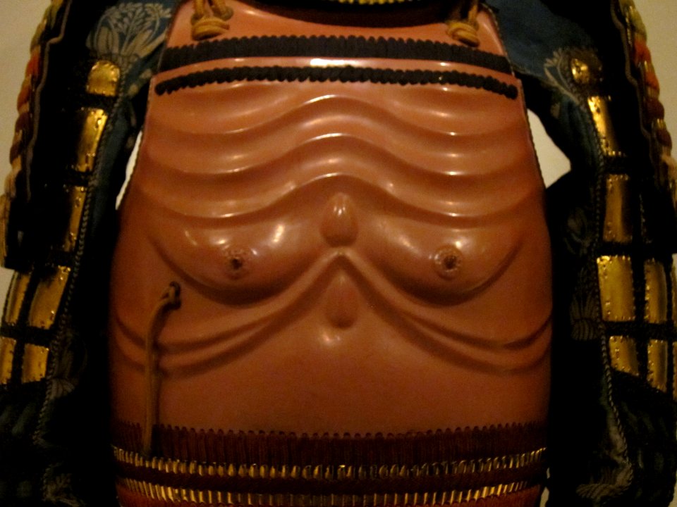 Flesh-colored nio cuirass, 18th century