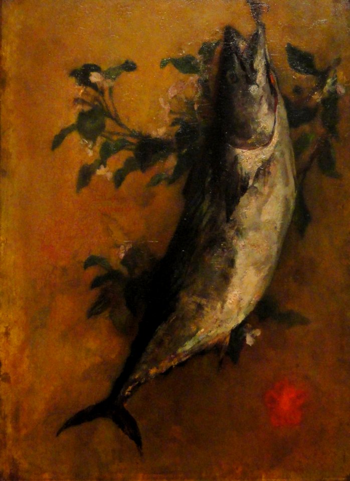 Fish (decorative panel) by John La Farge, 1865 - Fogg Art Museum - DSC02400