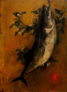 Fish (decorative panel) by John La Farge, 1865 - Fogg Art Museum - DSC02400