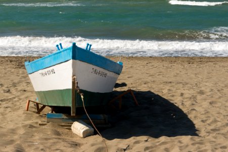 Fishing boat Rincon de la Victoria Andalusia Spain