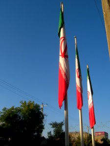Flags of Iran- North firdawsi st - Nishapur 4