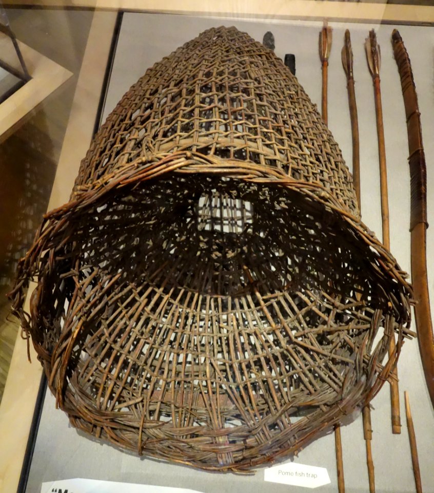 Fish trap, Pomo - Oakland Museum of California - DSC04982