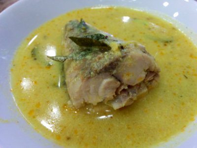 Fish curry in Nuwara Eliya