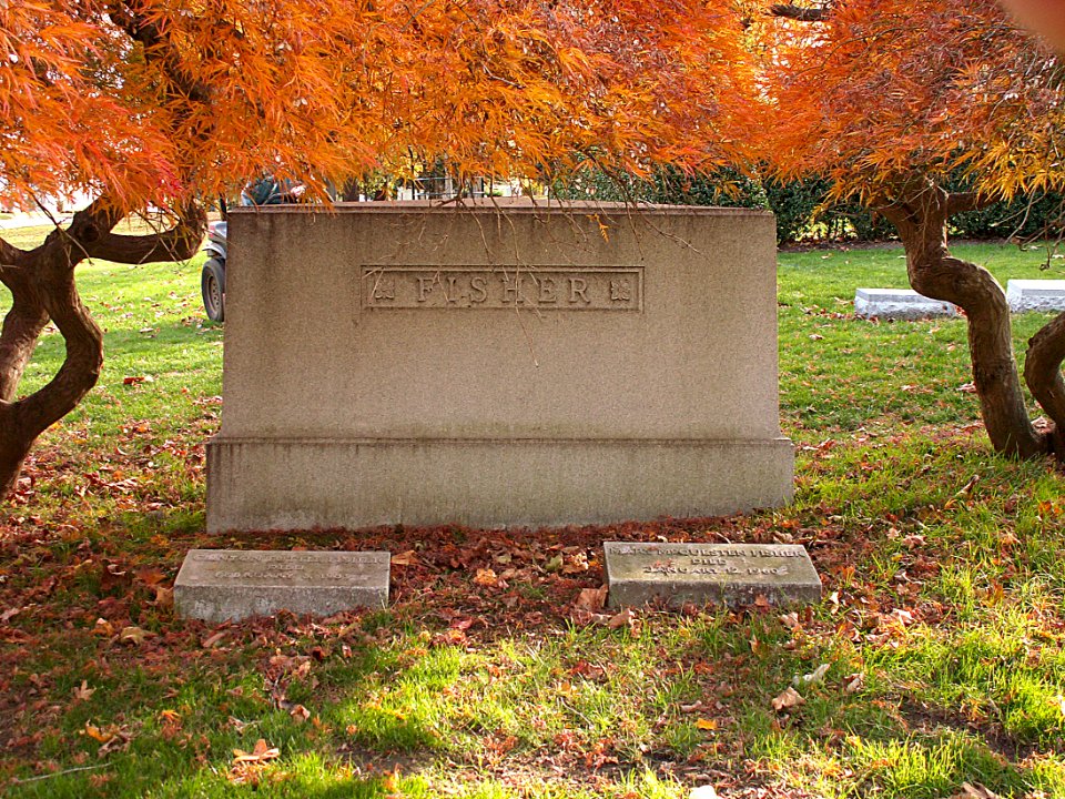 Fisher Monument, Allegheny Cemetery, 2015-11-02, 02