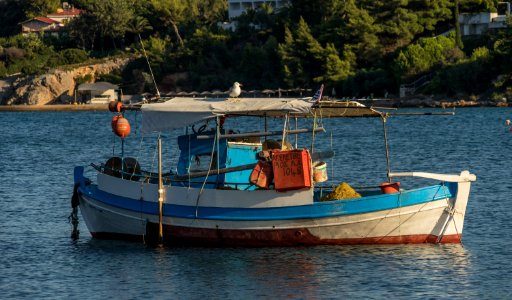 Fishing boat Aghios Eleftherios, Aghios Minas, Chalkida, Greece photo