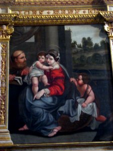 Flavignac (Haute-Vienne, Fr) Painting Holy Family